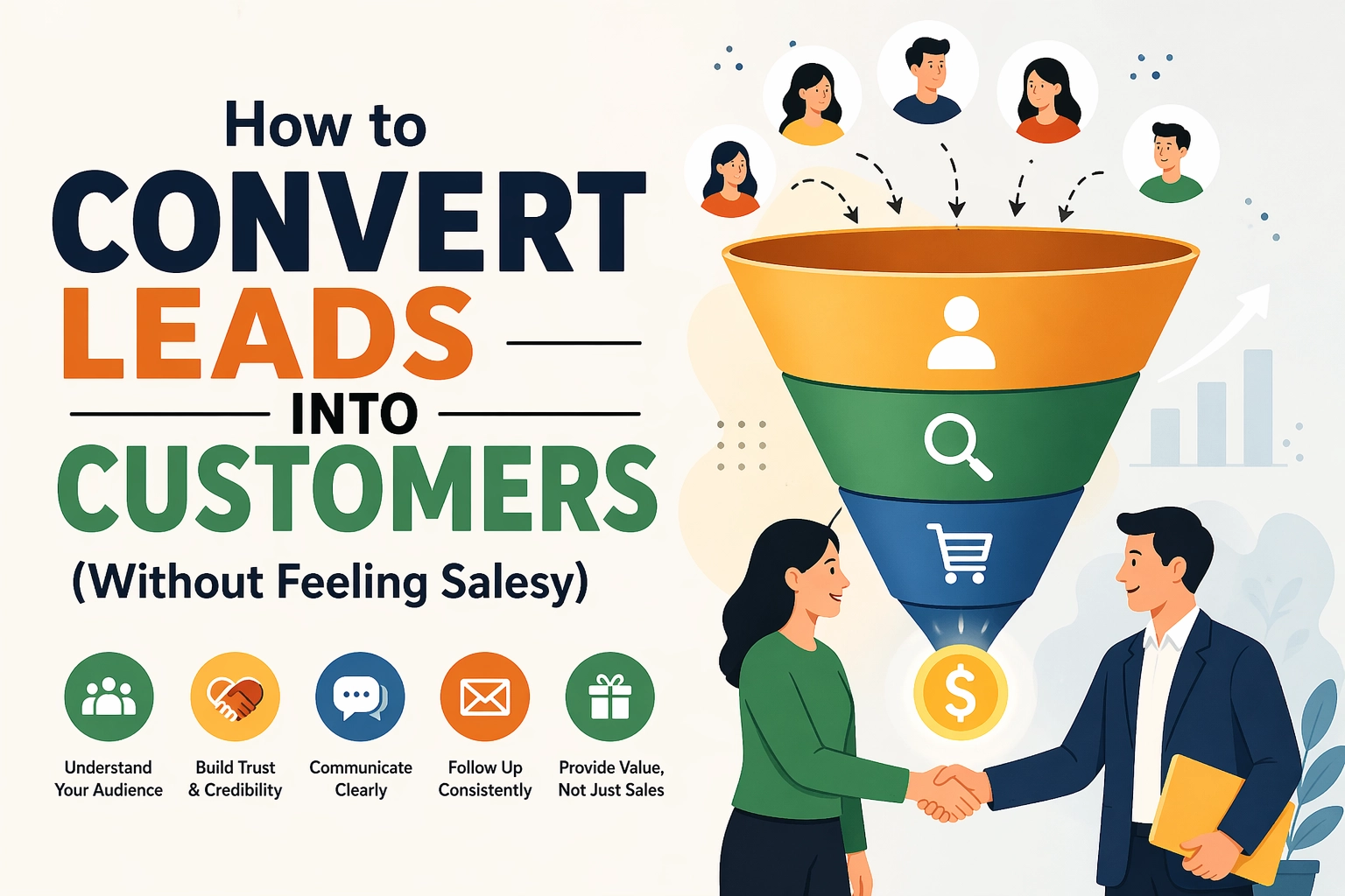 convert leads into customers.